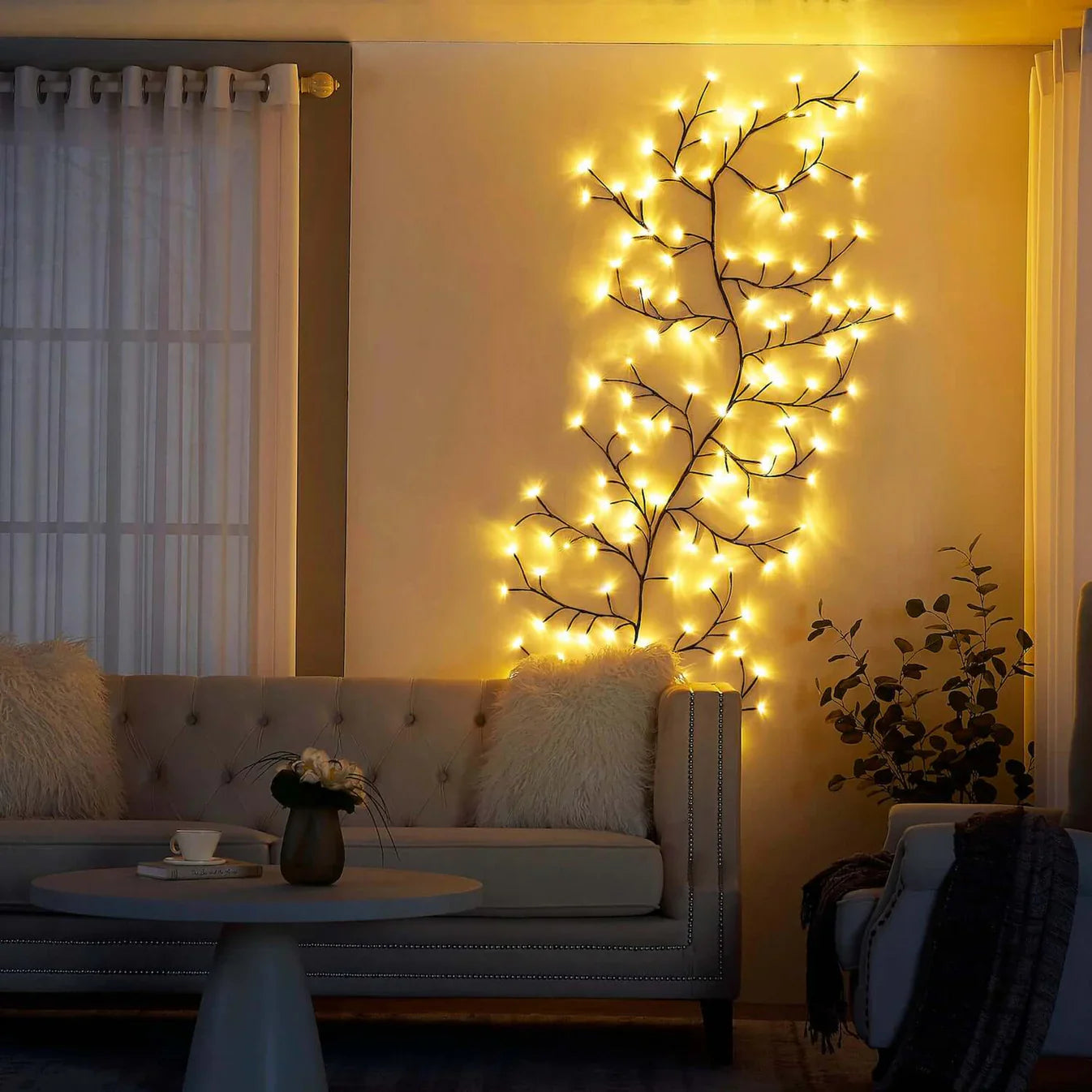 Fleurs de cerisier enchantée LED
