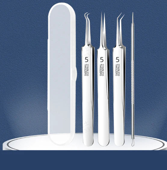🔥2025 BELLE VENTE🔥 Set d'outils pour enlever les points noirs en acier inoxydable