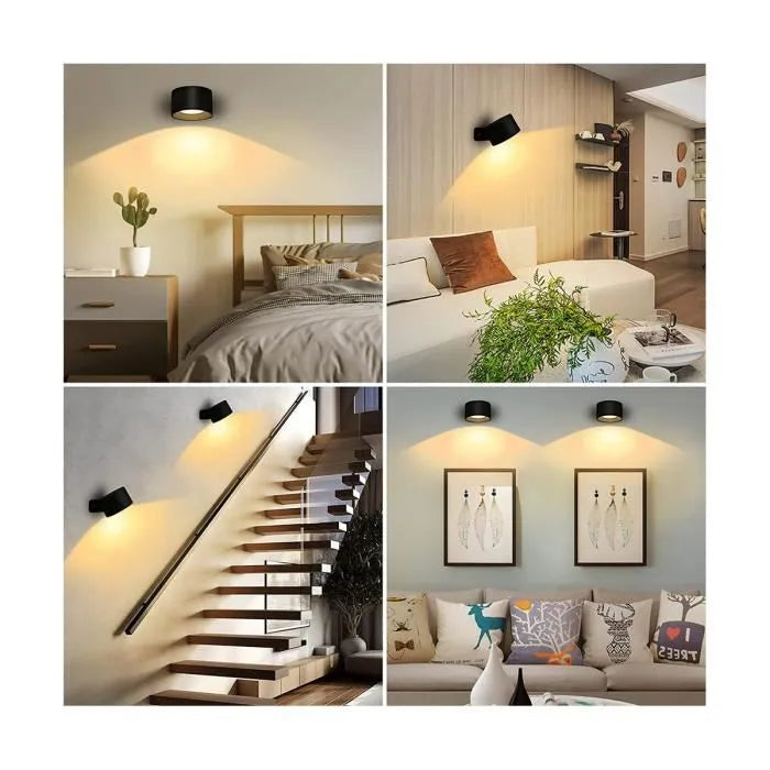 Lampe Murale LED Aimantée – Installation Sans Perçage !