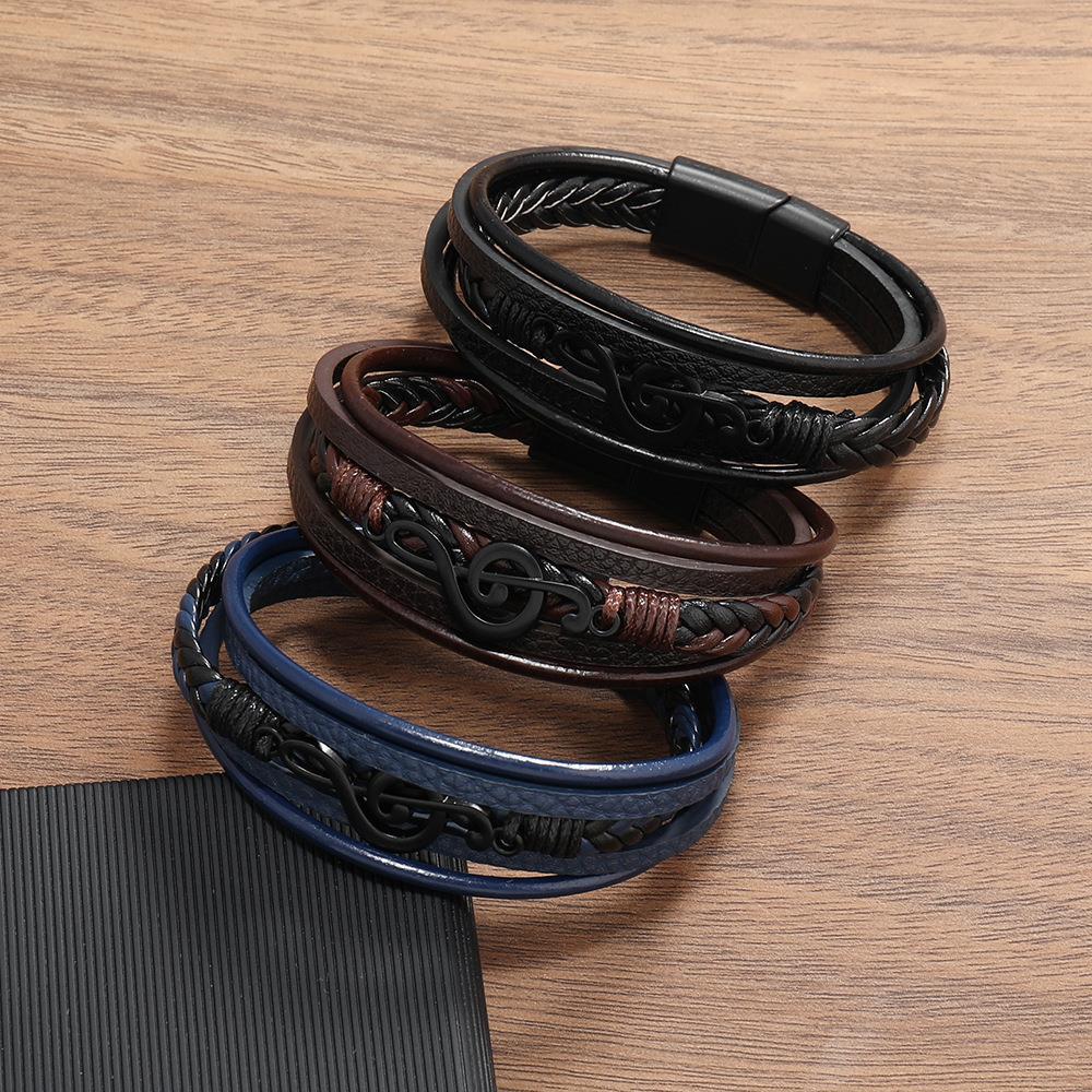 RYTHME - BRACELET EN CUIR POUR LES MELOMANES