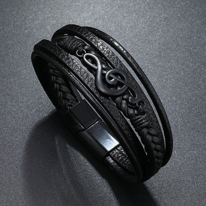RYTHME - BRACELET EN CUIR POUR LES MELOMANES