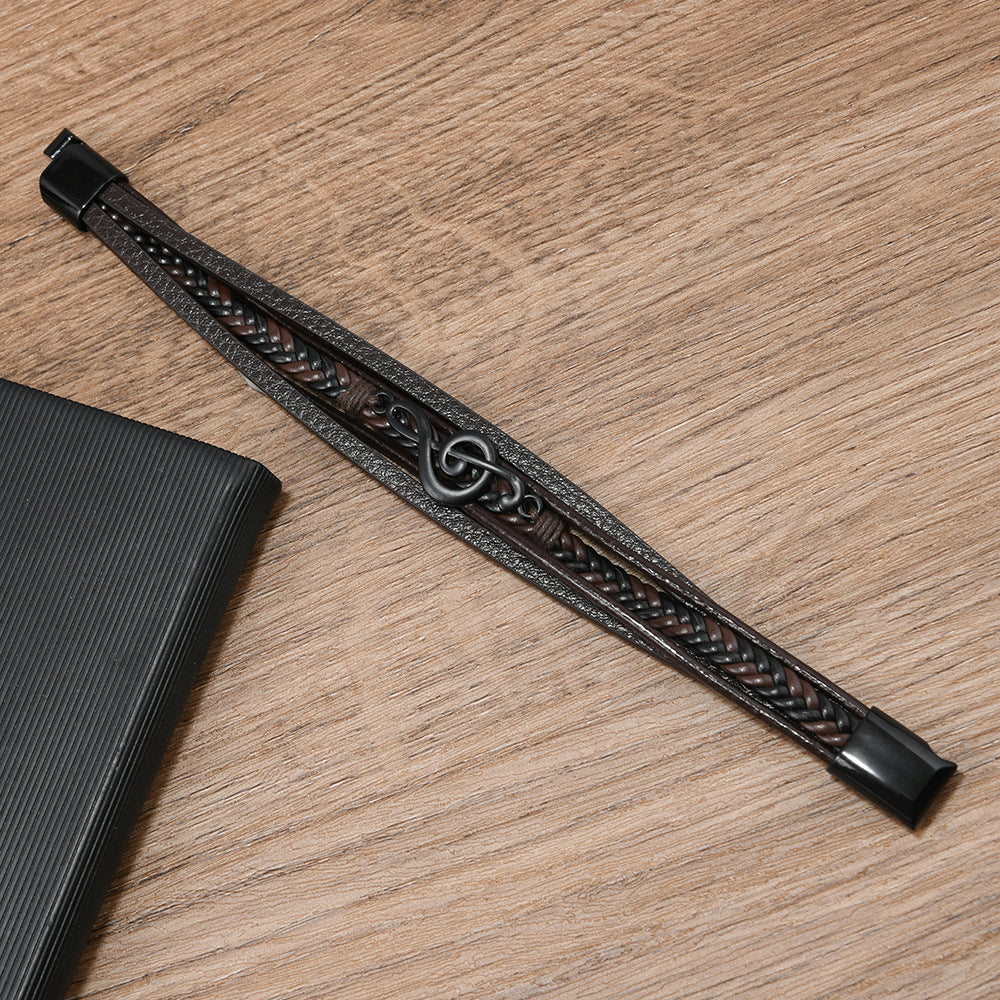 RYTHME - BRACELET EN CUIR POUR LES MELOMANES