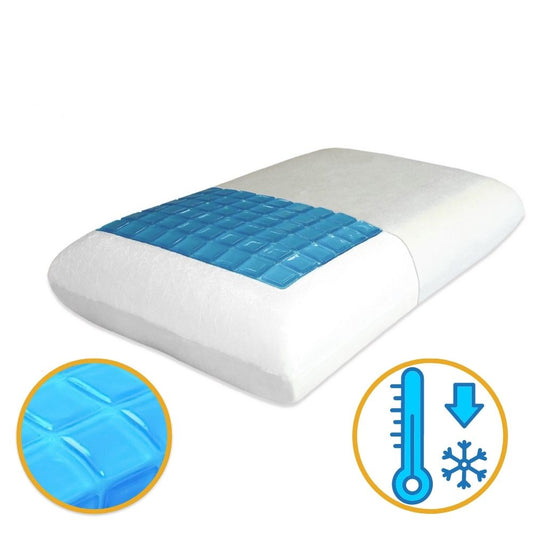 Oreiller avec gel rafraîchissant à Mémoire de Forme  | CONFORT GEL