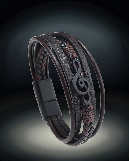 RYTHME - BRACELET EN CUIR POUR LES MELOMANES