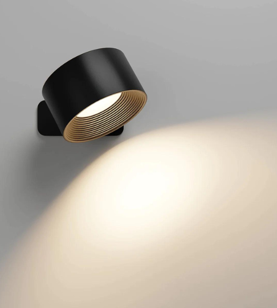 lampe aimantée noir sans perçage