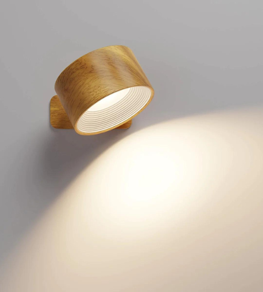 lampe aspect bois magnétique étanche
