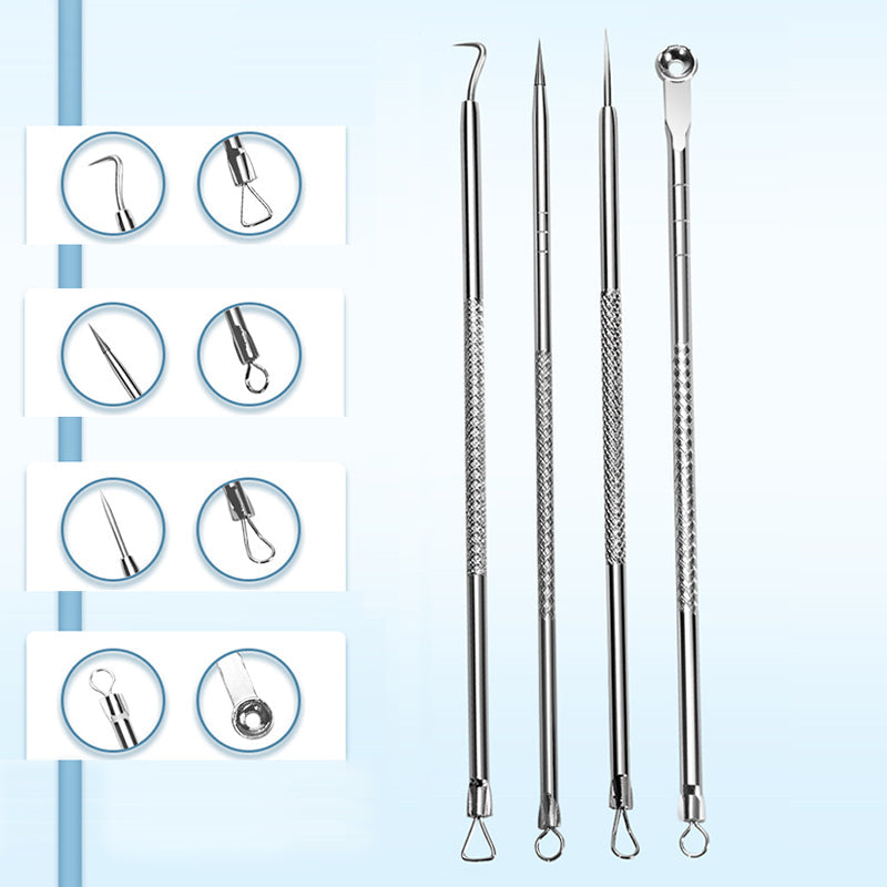 🔥2025 BELLE VENTE🔥 Set d'outils pour enlever les points noirs en acier inoxydable